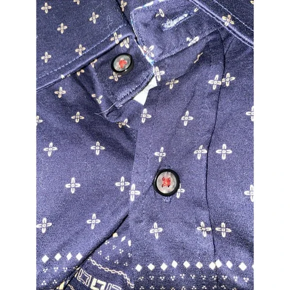 Butter Cloth Shirt Mens L Blue Long Sleeve Button Up Casual Flip Cuff - Picture 6 of 9